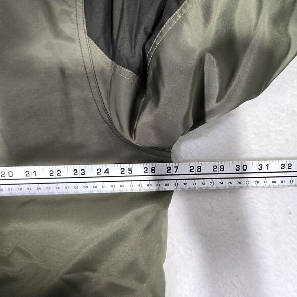 $600 Nike Therma-Fit Parka Coat Green Jacket DD6775-355 Reversible Mens Large - Picture 12 of 12